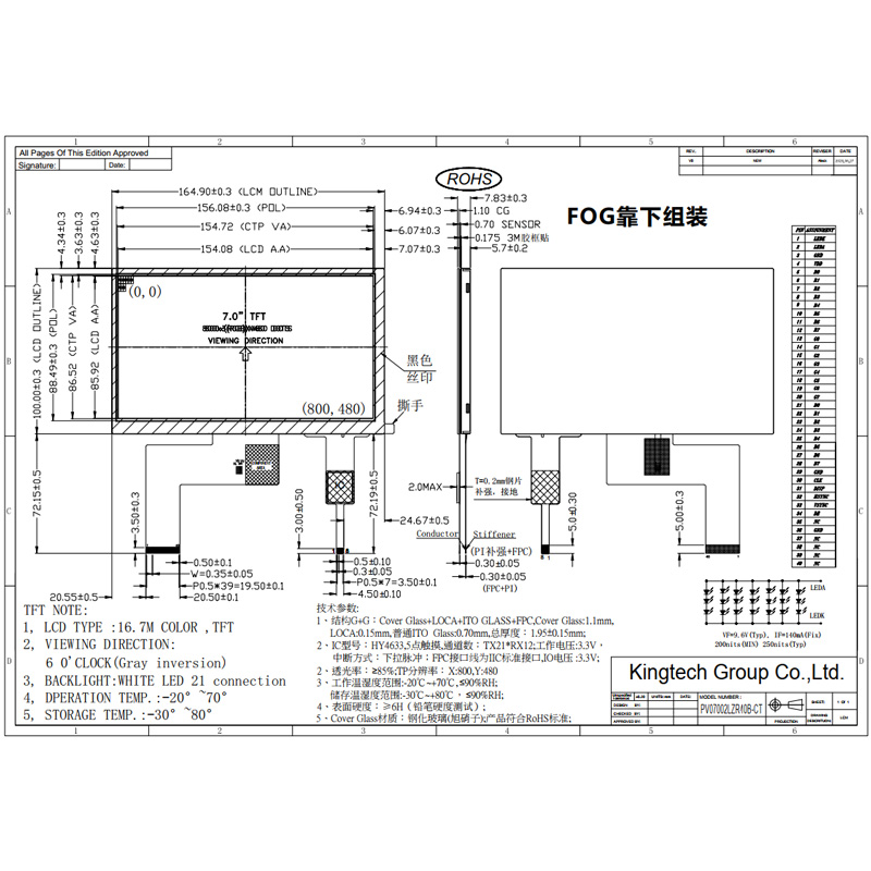 7-PV07002LZR40B-CT Mechanical Drawing